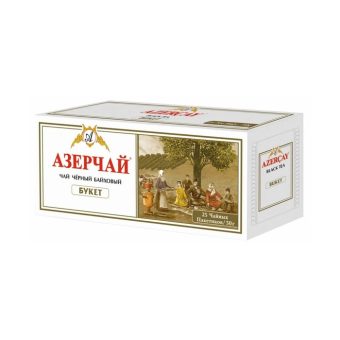 Чай Азерчай Букет чёрный, 25пак, 50г