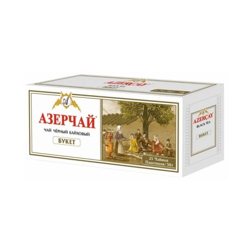 Чай Азерчай Букет чёрный, 25пак, 50г