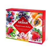 Чай Акбар Подарочный, 6 видов, 5шт в металлическом конверте, 60г, Цейлон