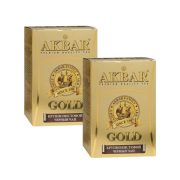 Чай Акбар сливочная карамель, чёрный крупный лист ароматизированный, 100г