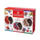 Чай Акбар Смородина и мята, чёрный крупный лист ароматизированный, 100г