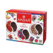 Чай Акбар Смородина и мята, чёрный крупный лист ароматизированный, 100г