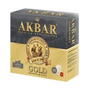 Чай Акбар Голд, 100пак, 200г, в конвертах