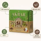 Чай Акбар Дубайский шоколад чёрный с ароматом, 100пак, 150г