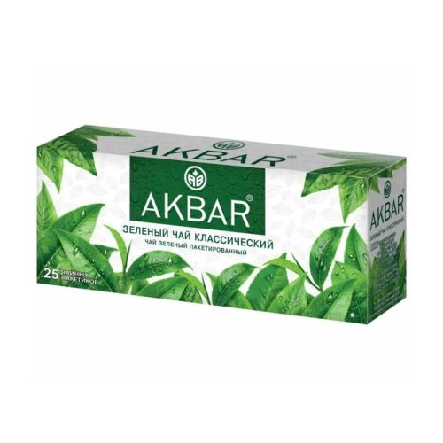 Чай Акбар зелёный, 25пак, 50г