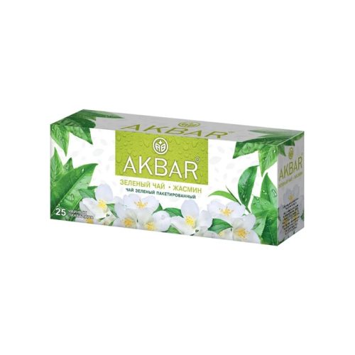 Чай Акбар зелёный с жасмином, 25пак, 50г