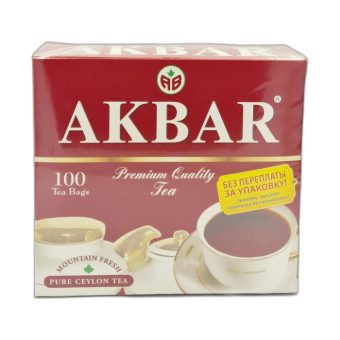 Чай Акбар Красно-белый, 100пак, 200г