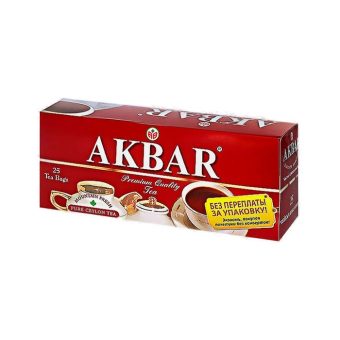 Чай Акбар Лимитед Эдишн цейлон чёрный, 25пак, 50г