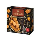 Чай Акбар сливочная карамель чёрный, 20пирамидок, 40г