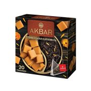 Чай Акбар сливочная карамель чёрный, 20пирамидок, 40г