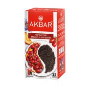 Чай Акбар Яблоко и шиповник чёрный, 25пак, 37,5г