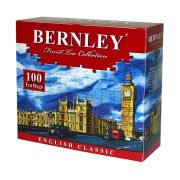 Чай Бернли (Акбар) Бернли Инглиш Классик чёрный мелкий, 100пак, 200г