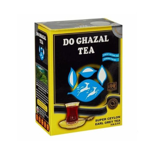Чай DO Ghazal (Акбар) чёрный супер цейлон Эрл Грей среднелистовой, 500г