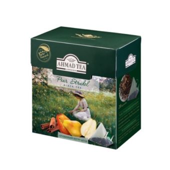 Чай Ахмад грушевый штрудель чёрный, 20пирамид, 1,8г