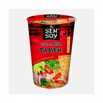 Суп Лапша Сэнсой быстрого приготовления Острый Рамен, 65г