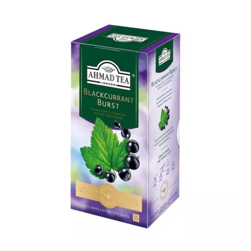 Чай Ахмад смородиновый взрыв чёрный, 25пак, 1,5г