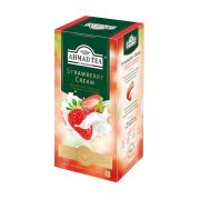 Чай Ахмад Строуберри Крим чёрный с добавлением, 25пак, 1,5г