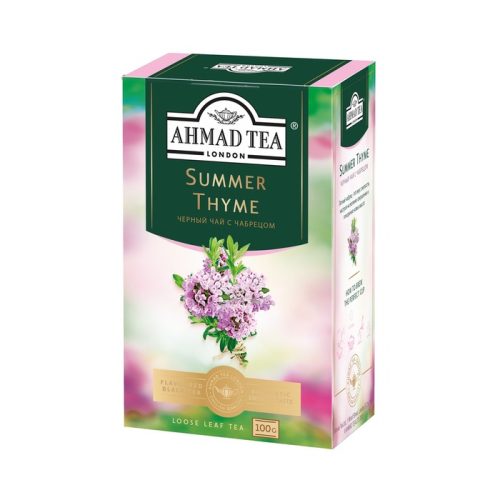 Чай Ахмад Летний Чабрец чёрный с добавлением, 500г