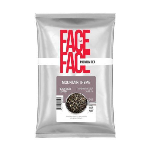 Чай Хорека Фэйс ту Фэйс Маунтин Тайм чёрный ароматизированный лист, 250 г