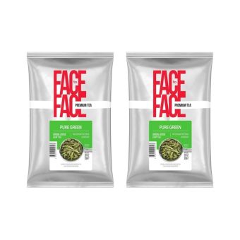Чай Хорека Фэйс ту Фэйс Пьюр Грин зелёный лист 200 г (Сенча)