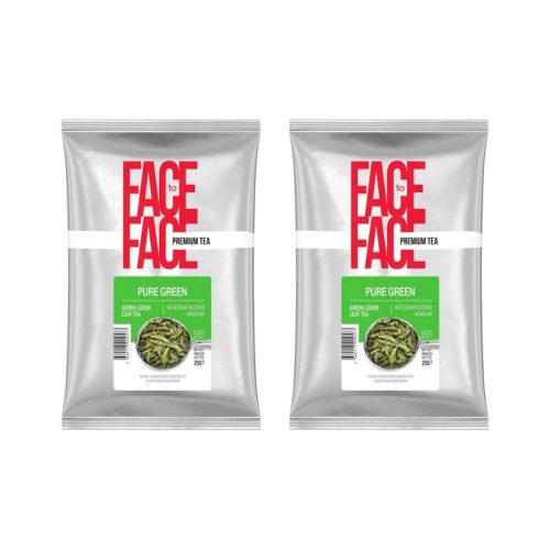 Чай Хорека Фэйс ту Фэйс Пьюр Грин зелёный лист 200 г (Сенча)