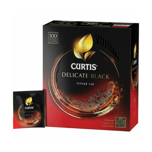 Чай Кертис Деликат Блэк, 100 пак, 1,7 г