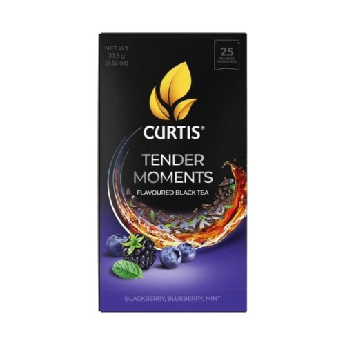 Чай Кертис Тендер Моментс чёрный, 25 пак, 1,5 г