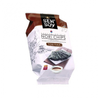 Чипсы Нори Сэнсой Терияки из морской капусты, 4,5г