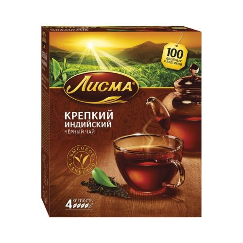 Чай Лисма Крепкий, 100пак*2г