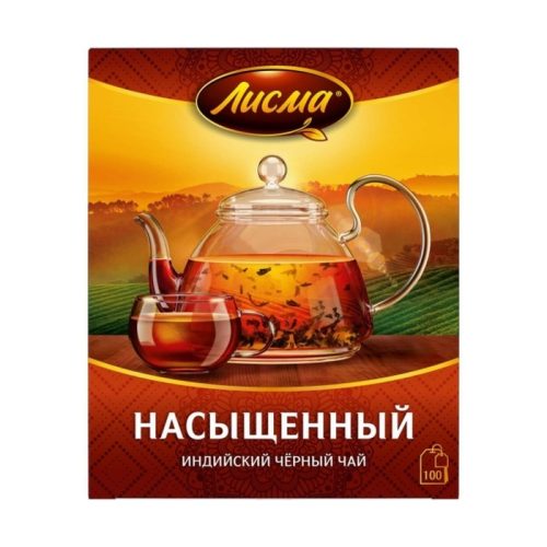 Чай Лисма Насыщенный, 100пак*1,8г