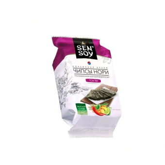 Чипсы Нори Сэнсой Том Ям из морской капусты, 4,5г