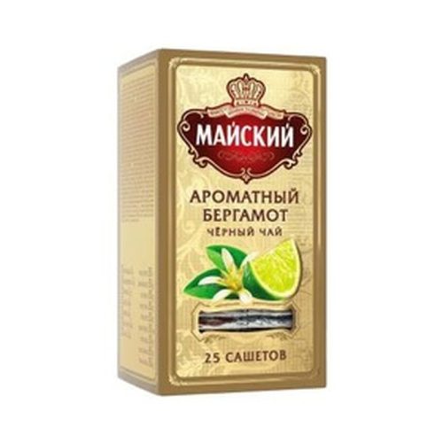 Чай Майский Ароматный бергамот, 25 пак, 1,5 г