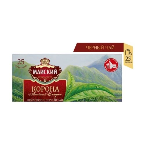 Чай Майский Коронация Российской империи, 25 пак, 2 г