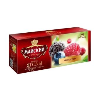 Чай Майский Лесные ягоды, 25 пак, 1,5 г