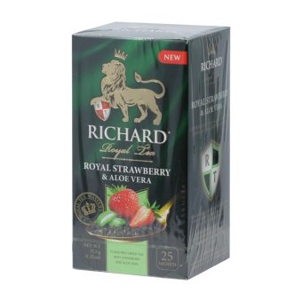 Чай Ричард Роял Клубника и Алоэ Вера зелёный, 1,5 г