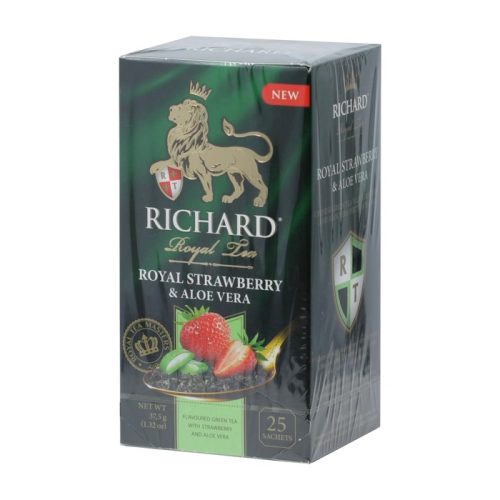 Чай Ричард Роял Клубника и Алоэ Вера зелёный, 1,5 г