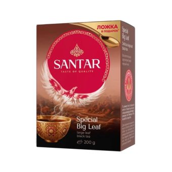 Чай Сантар Спешл крупнолистовой чёрный, 100 г