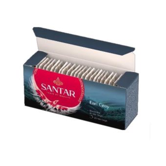 Чай Сантар Эрл Грей чёрный ароматизированный, 25 пак, 1,5 г
