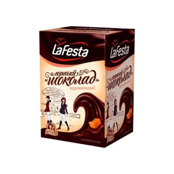 Горячий Шоколад ЛаФеста Карамель, 10*22г