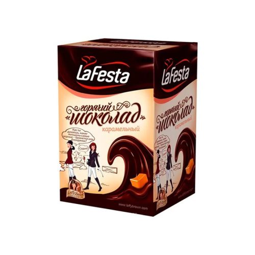 Горячий Шоколад ЛаФеста Карамель, 10*22г
