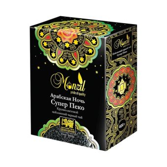 Чай Монзил Арабская ночь супер Пекое крупнолистовой, 400 г