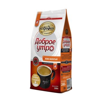 Кофе МКнП Доброе утро молотый, 180г