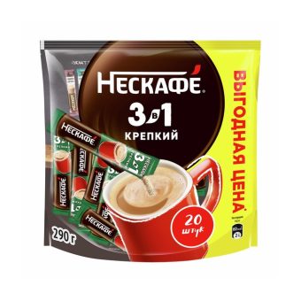 Кофе Нескафе 3в1 Крепкий, 290г