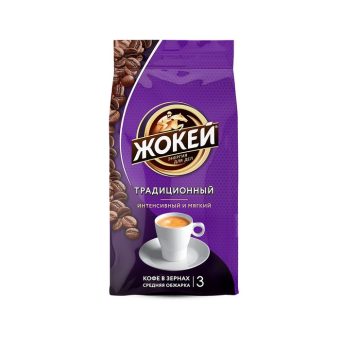 Кофе Жокей Традиционный зерно, 800г