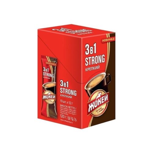 Кофе Жокей Крепкий 3в1, 10пак 120г