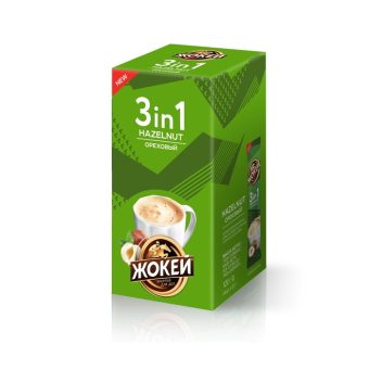 Кофе Жокей Ореховый 3в1, 10пак 120г