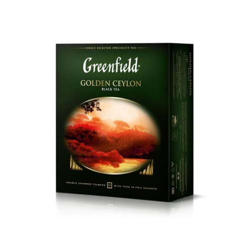 Чай Гринфилд Голден Цейлон черный, 100 пакетиков 200г