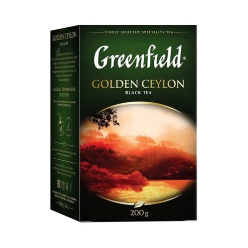Чай Гринфилд Голден Цейлон черный крупнолистовой, 200г