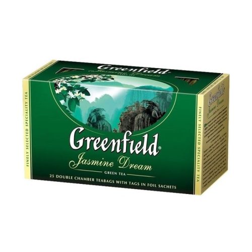 Чай Гринфилд Жасмин Дрим зеленый, 25 пакетиков 50г