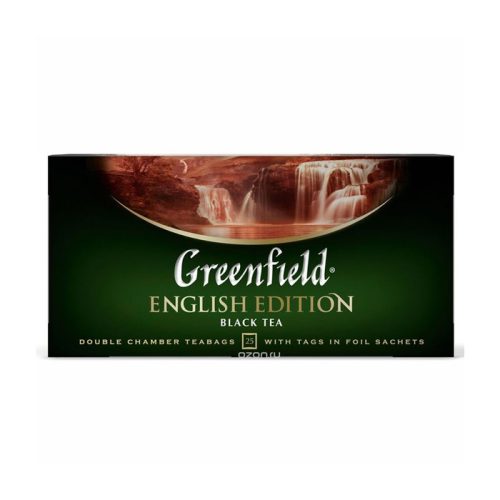 Чай Гринфилд Инглиш Эдишн черный, 25 пакетиков 50г